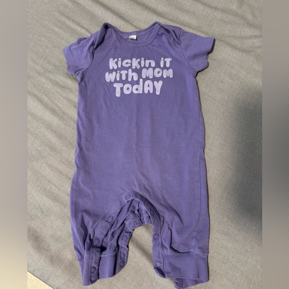 Kickin it with Mom Today - 3 Month Bodysuit by Okie Dokie - Picture 3 of 5